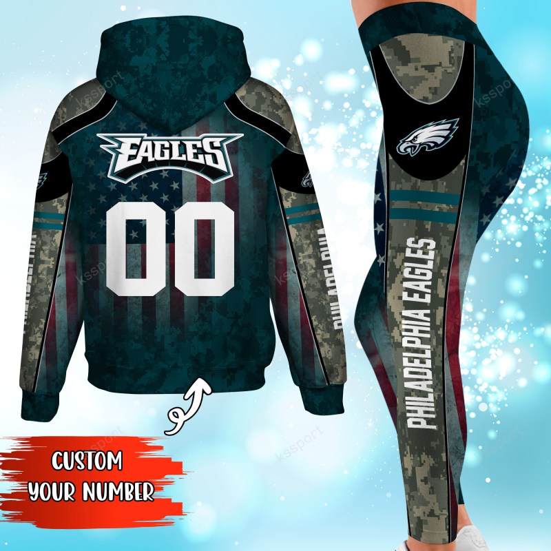 Philadelphia Eagles Personalized Leggings