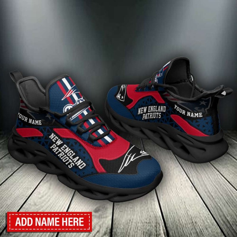 New England Patriots Personalized Yezy Running Sneakers