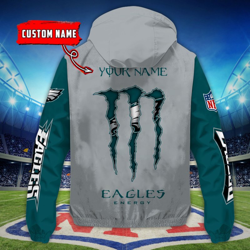Philadelphia Eagles Outdoor Jacket - Back View