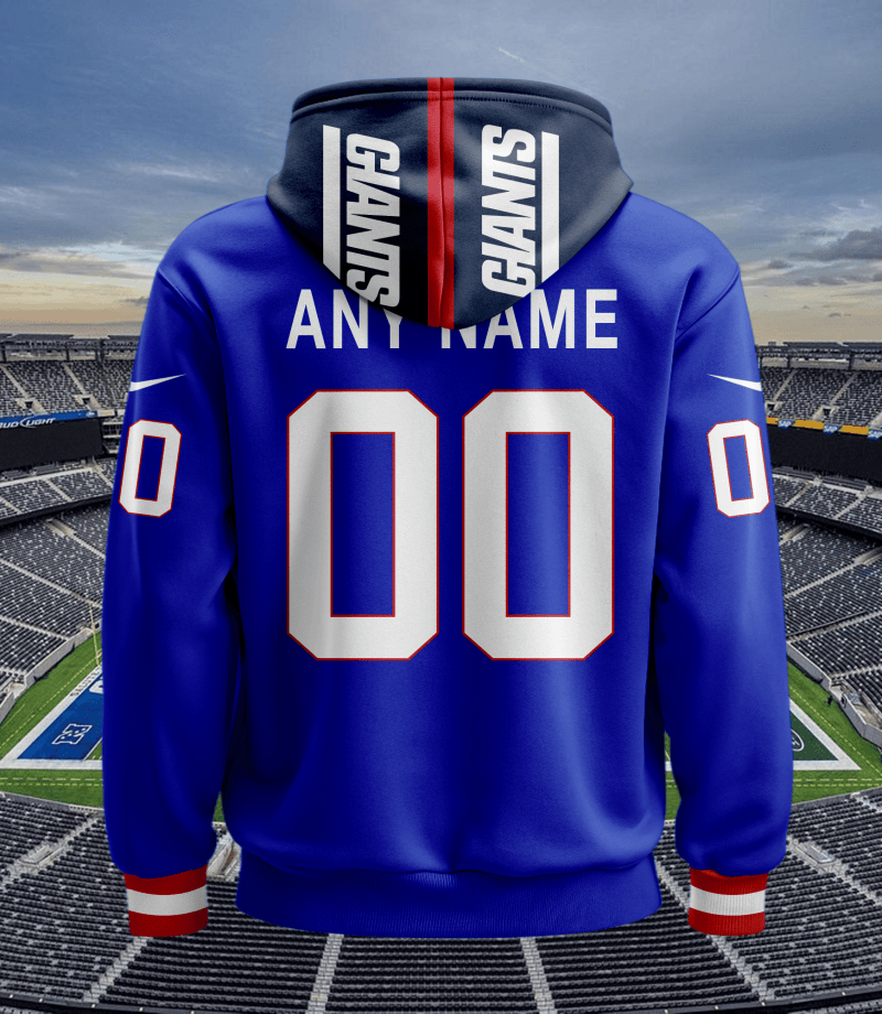New York Giants Hoodie Back View