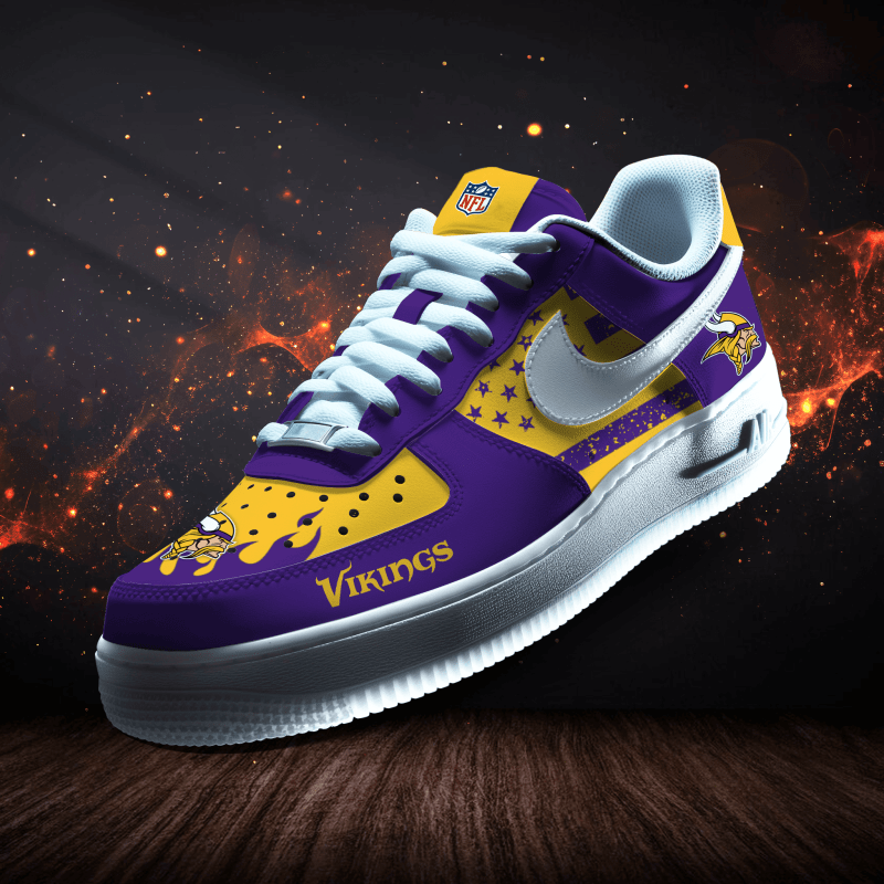 Minnesota Vikings Personalized Sneakers
