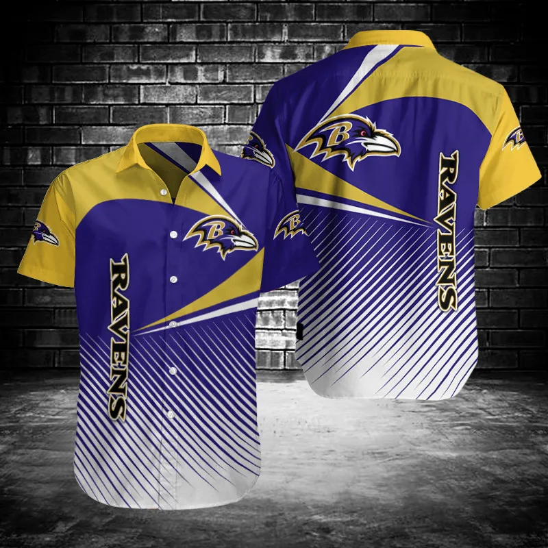 Baltimore Ravens Button Shirt Sizing Chart