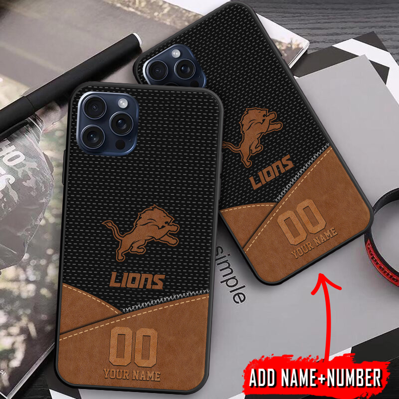 Detroit Lions Personalized Phone Case