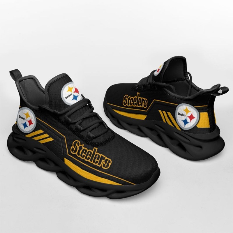 Stylish Pittsburgh Steelers Yeezy Running Sneakers