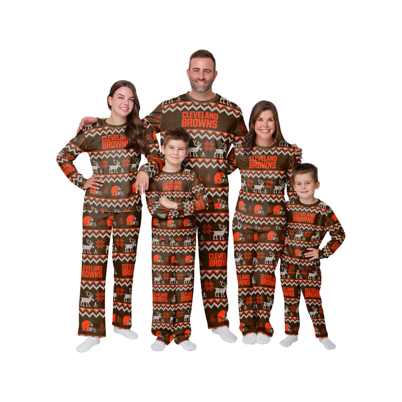 Cleveland Browns Family Holiday Pajamas
