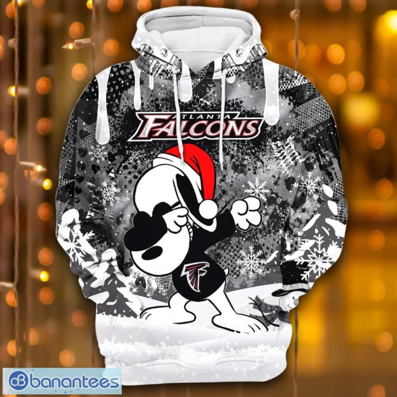 Atlanta Falcons Snoopy Dabbing Christmas Hoodie