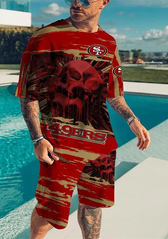 San Francisco 49ers T-Shirt and Shorts