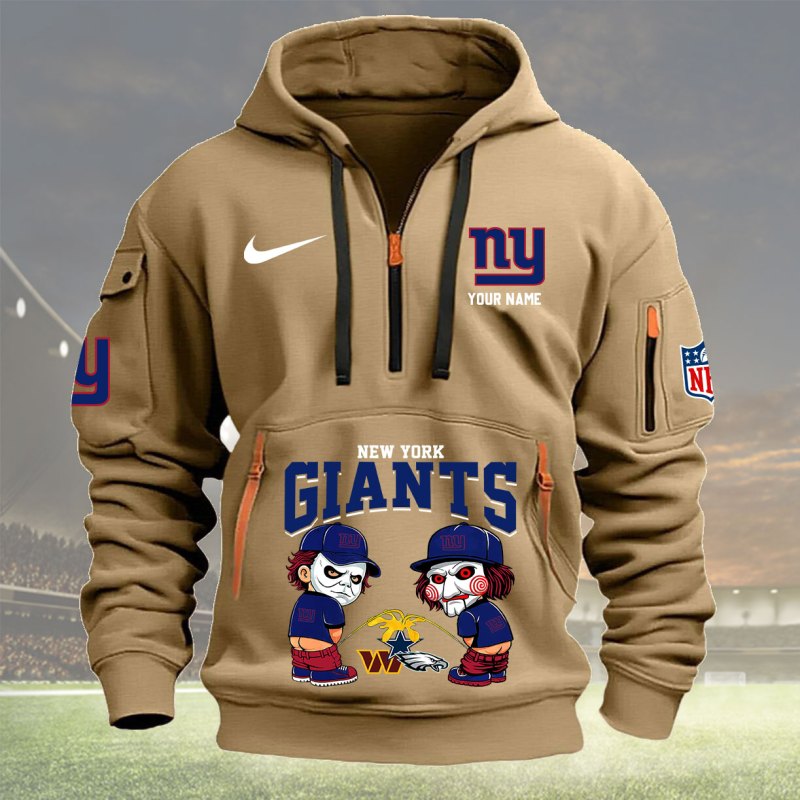Khaki New York Giants Hoodie