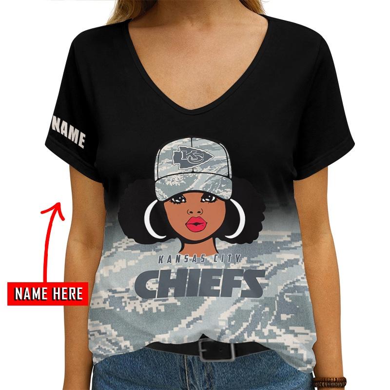 Kansas City Chiefs V-neck T-shirt