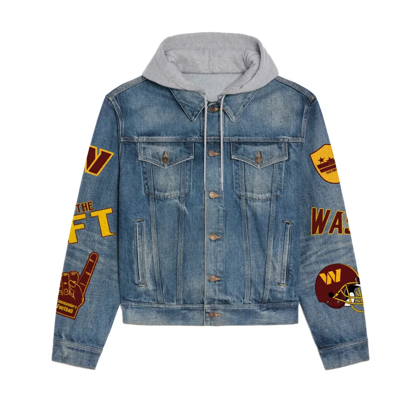 Back Design of Washington Commanders Hoodie