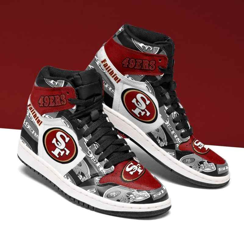 San Francisco 49ers Custom Jshoes