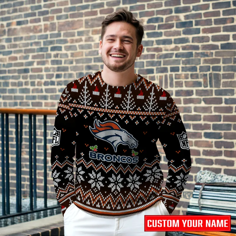 Denver Broncos Ugly Christmas Sweater 5