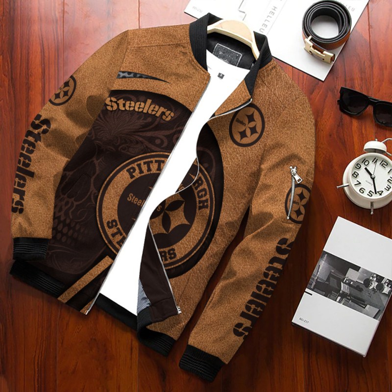 Pittsburgh Steelers Bomber Jacket Detail
