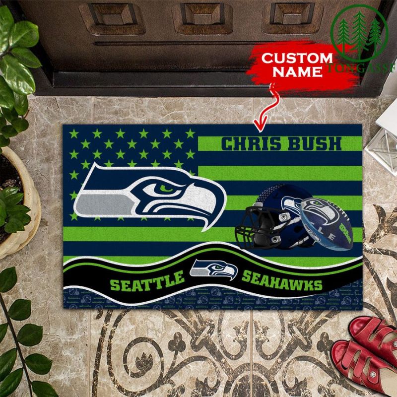 Seattle Seahawks Doormat for Football Fans