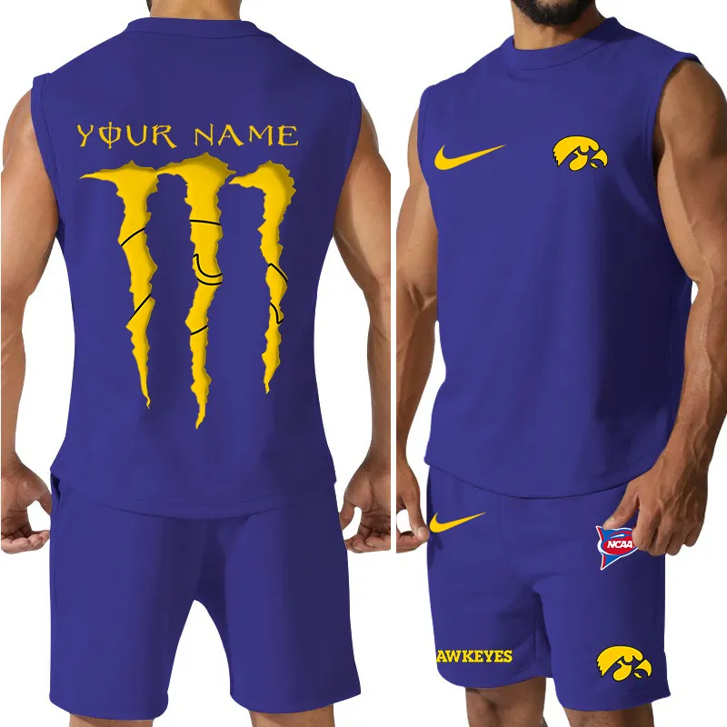 Iowa Hawkeyes Tank Top and Shorts 8