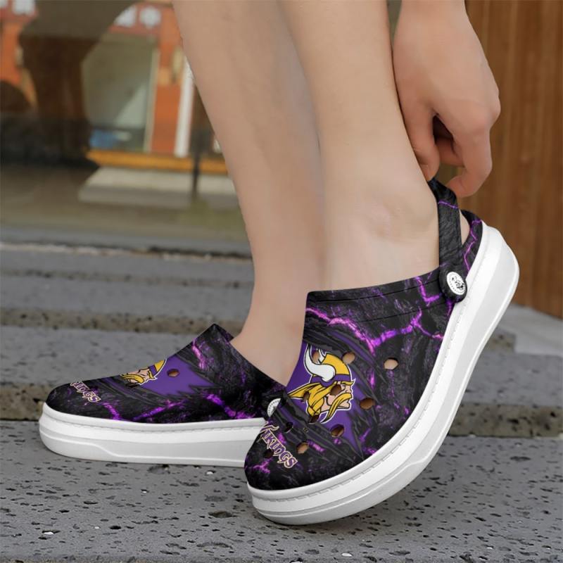 Minnesota Vikings Clog Back View