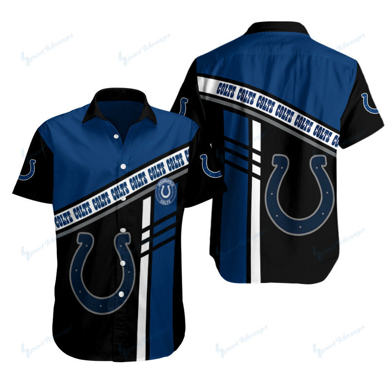 Sizing Chart for Indianapolis Colts Button Shirt