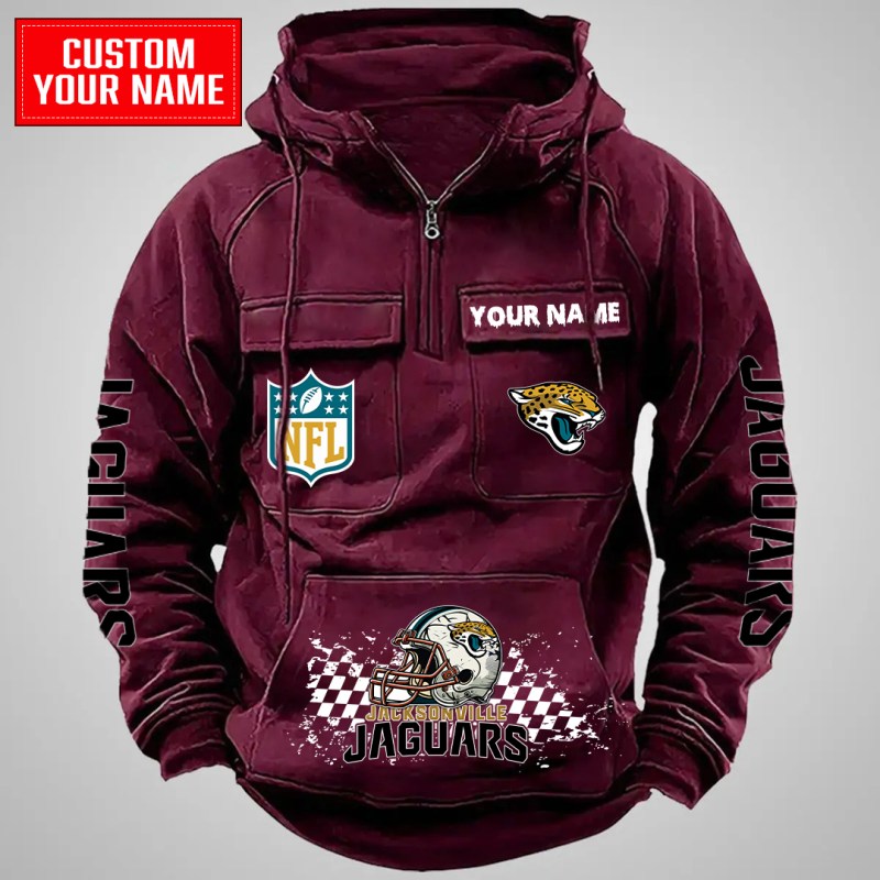 Jacksonville Jaguars Red Hoodie