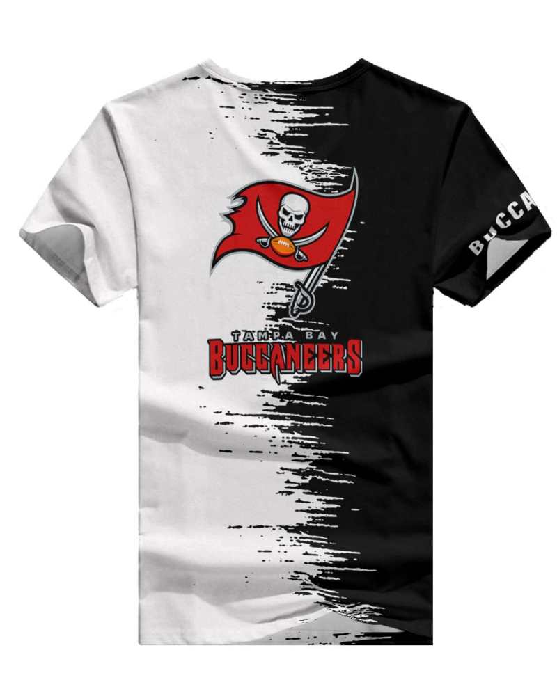 Tampa Bay Buccaneers V-Neck Women's T-Shirt Back View