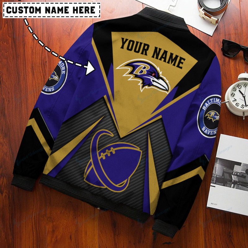 Baltimore Ravens Bomber Jacket Design