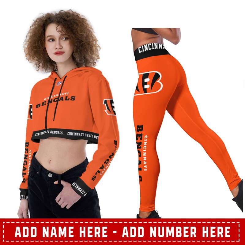Cincinnati Bengals Croptop Hoodie