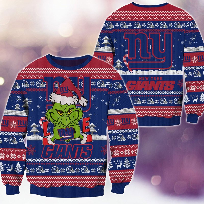 New York Giants Ugly Christmas Sweater Image 1