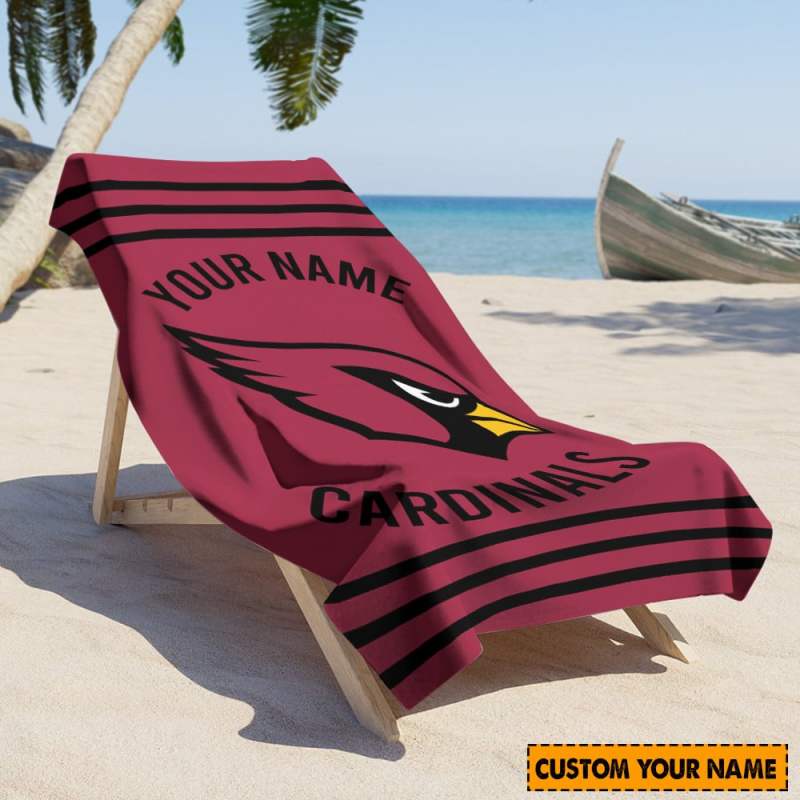 Arizona Cardinals Beach Towel 1