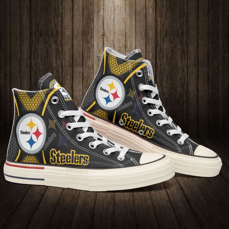 Pittsburgh Steelers High Top Shoes