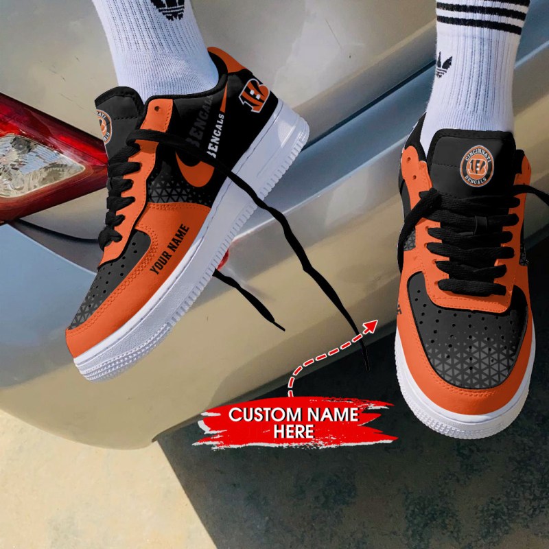 Cincinnati Bengals Personalized AF1 Shoes
