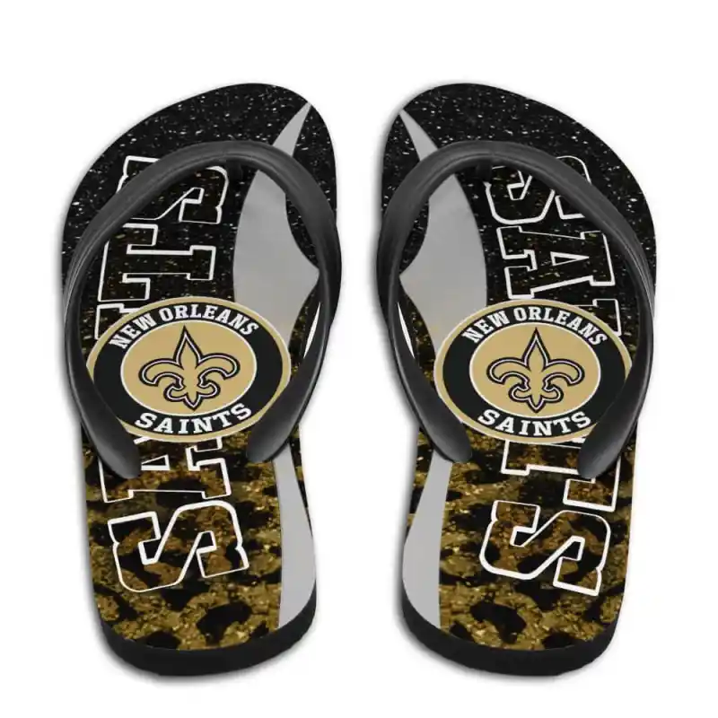 New Orleans Saints Summer Flip Flop Image 1