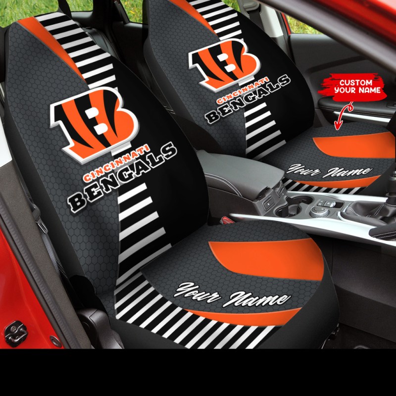 Cincinnati Bengals Personalized Car Seat Covers