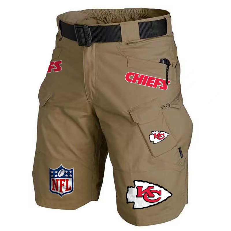 Dark Khaki Kansas City Chiefs Shorts