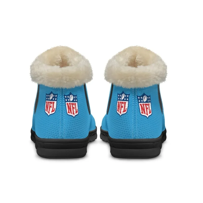 Carolina Panthers Comfy Winter Snow Boots Image 8