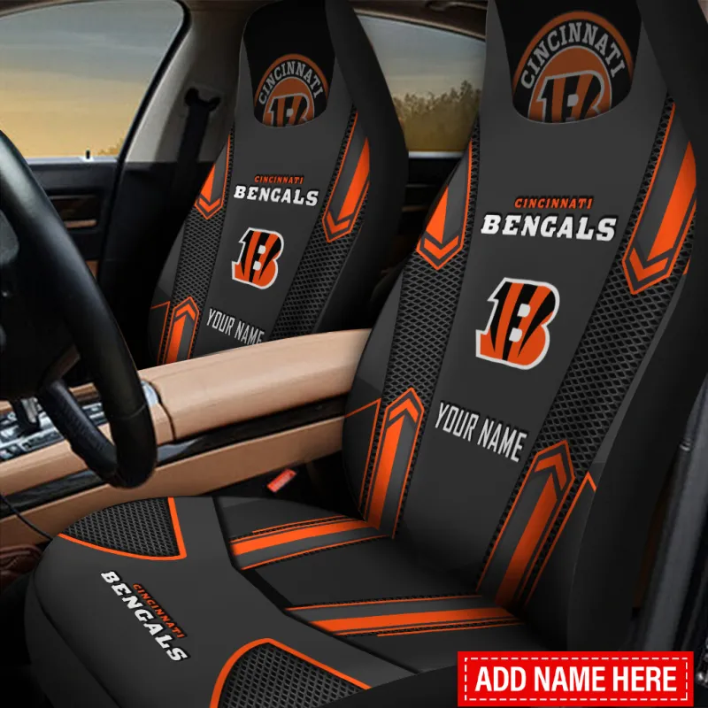 Cincinnati Bengals Personalized Car Seat Covers