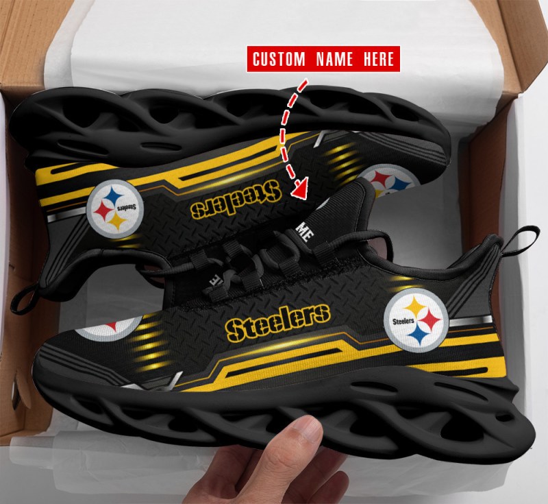 Pittsburgh Steelers Personalized Yezy Running Sneakers