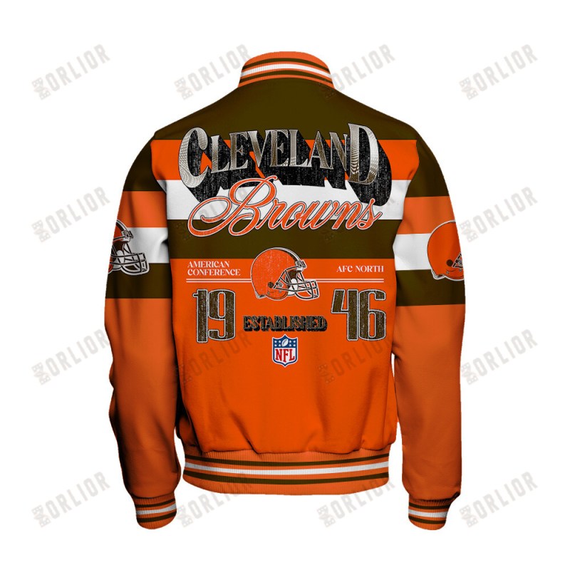 Cleveland Browns Varsity Jacket Details