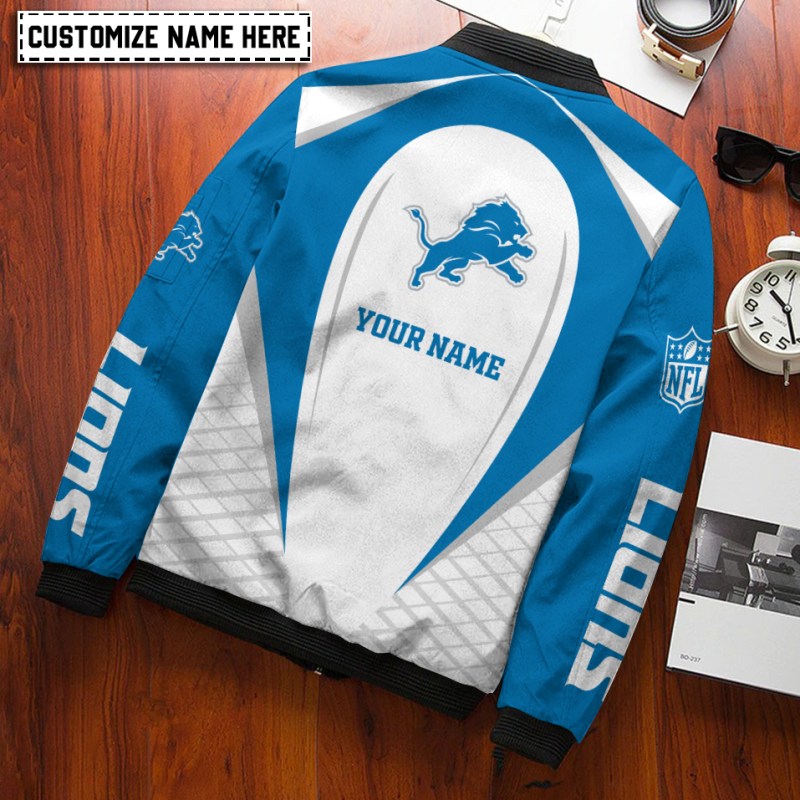 Detroit Lions Bomber Jacket Details
