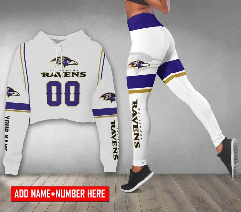 Baltimore Ravens Croptop Hoodie