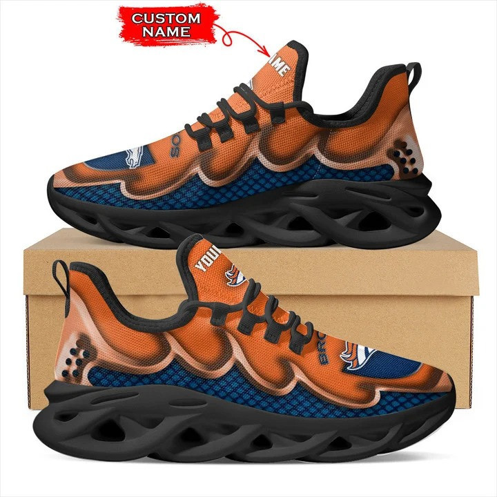 Denver Broncos Personalized Yezy Running Sneakers