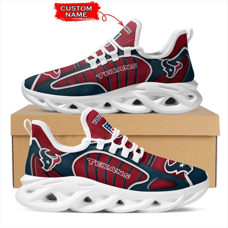 Houston Texans Personalized Yezy Running Sneakers