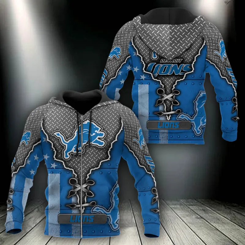 Detroit Lions Hoodie - Back View