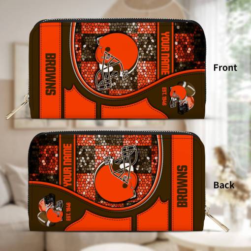 Cleveland Browns Wallet Inside View