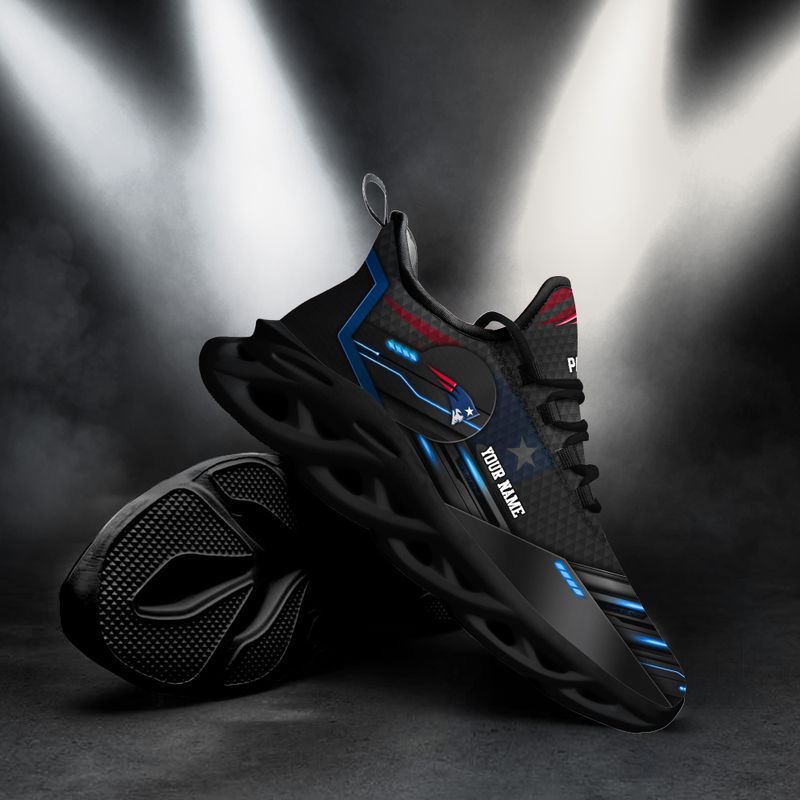 New England Patriots Yezy Running Sneakers Detail
