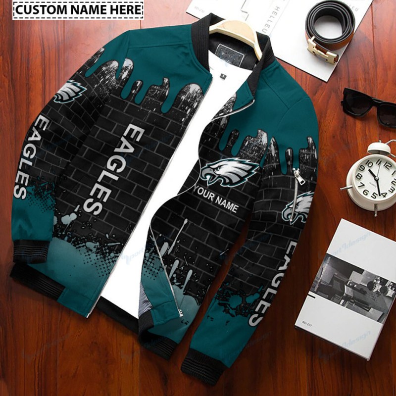 Philadelphia Eagles Bomber Jacket Image 2