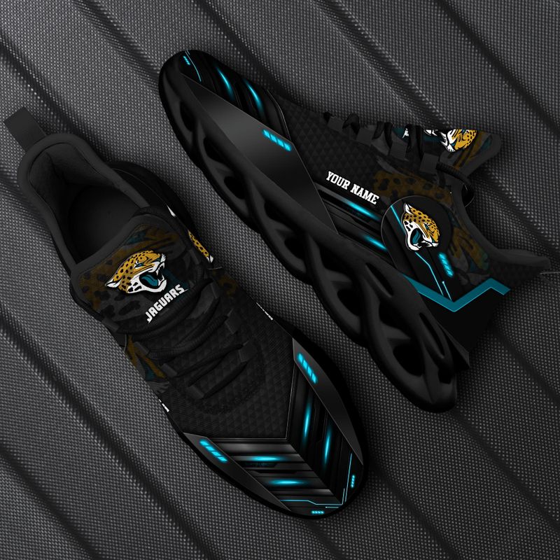Jacksonville Jaguars Personalized Yezy Running Sneakers Image 4