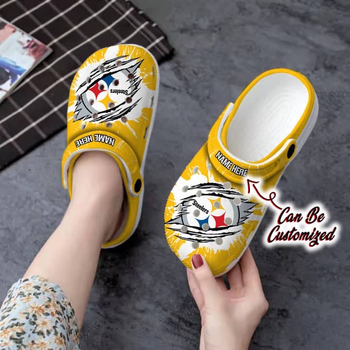 Pittsburgh Steelers Personalized Clogs