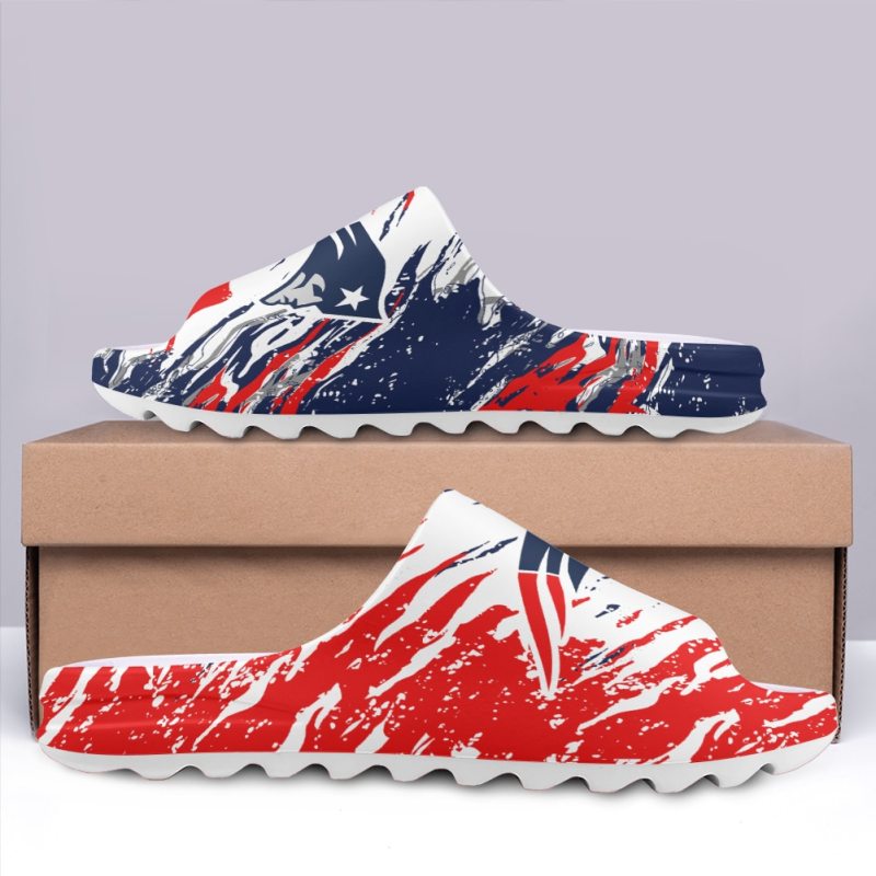 New England Patriots Yeezy Slippers