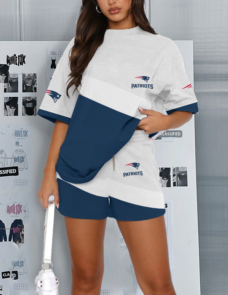 New England Patriots Top and Shorts Set