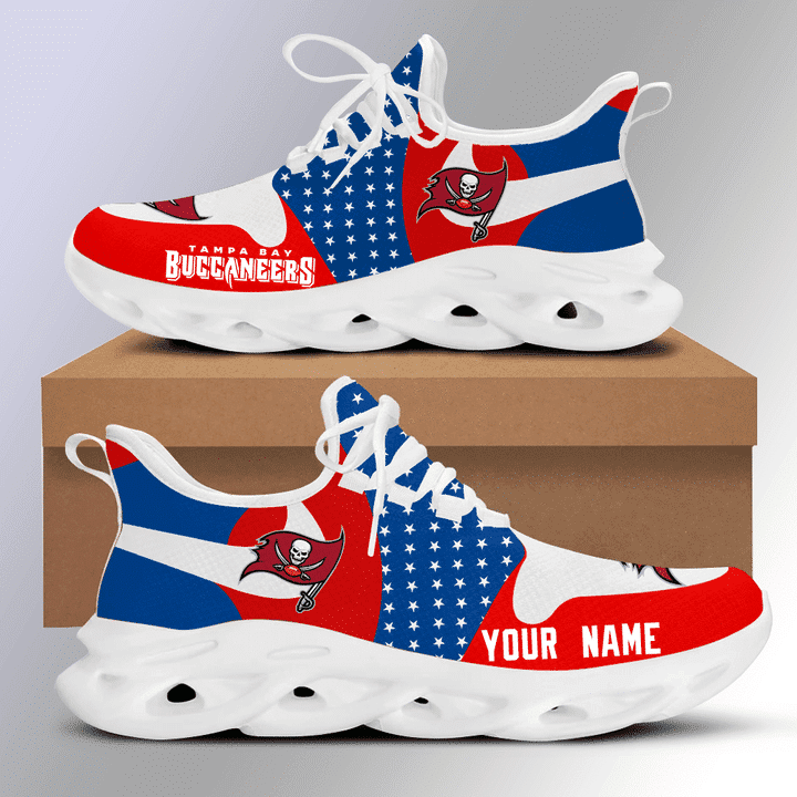 Tampa Bay Buccaneers Personalized Yezy Running Sneakers