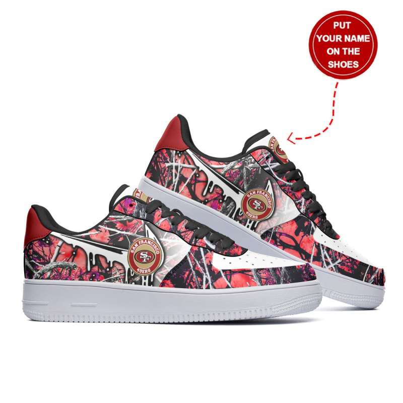 San Francisco 49ers Personalized AF1 Shoes